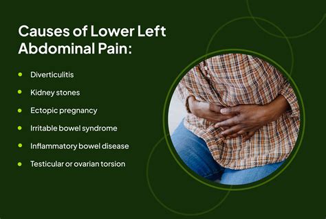 Answer One problem with abdominal pain is the large number of things that can cause it. . Cold sensation in lower left abdomen